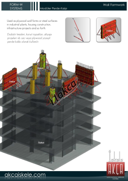 MODULAR WALL FORMWORK FORM-M -WALL FORMWORK